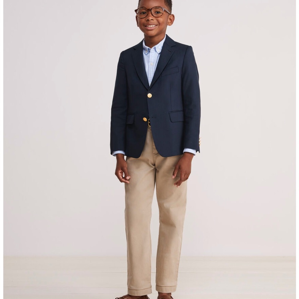 Vineyard Vines Boys Navy Boathouse  Blazer youth Jacket 8 M Medium
